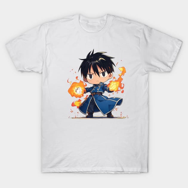 roy mustang T-Shirt by peterdoraki